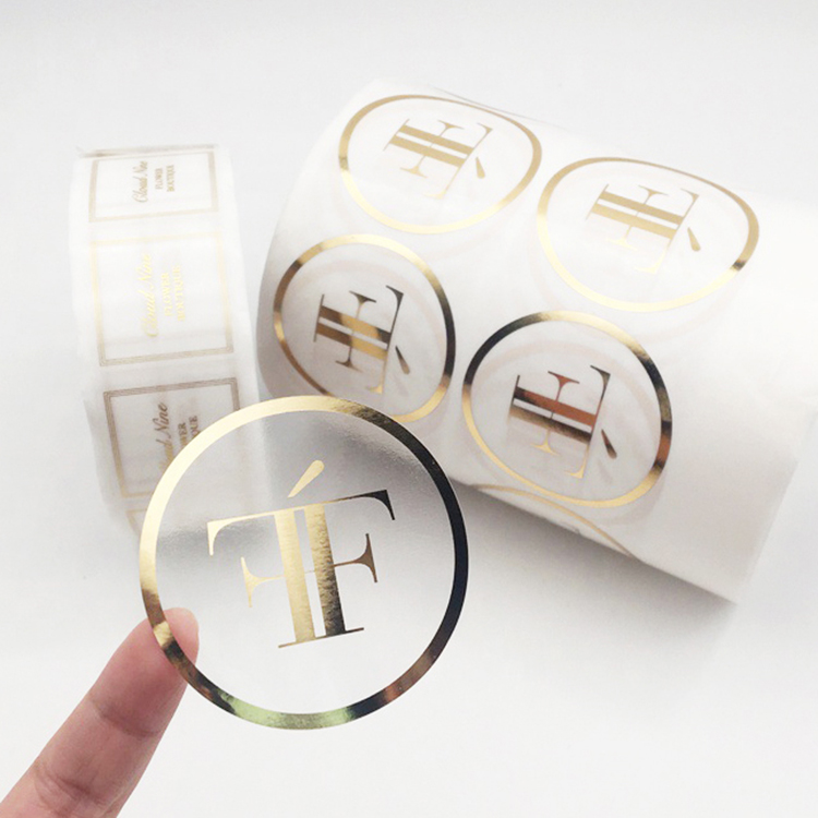 Gold Foil Label Sticker Roll