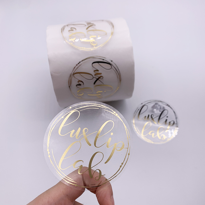 Logo Round Stickers Roll