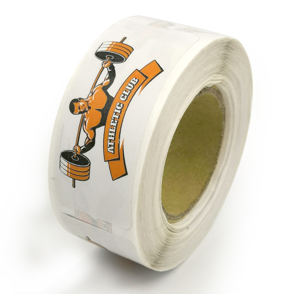 Custom Logo Stickers Roll