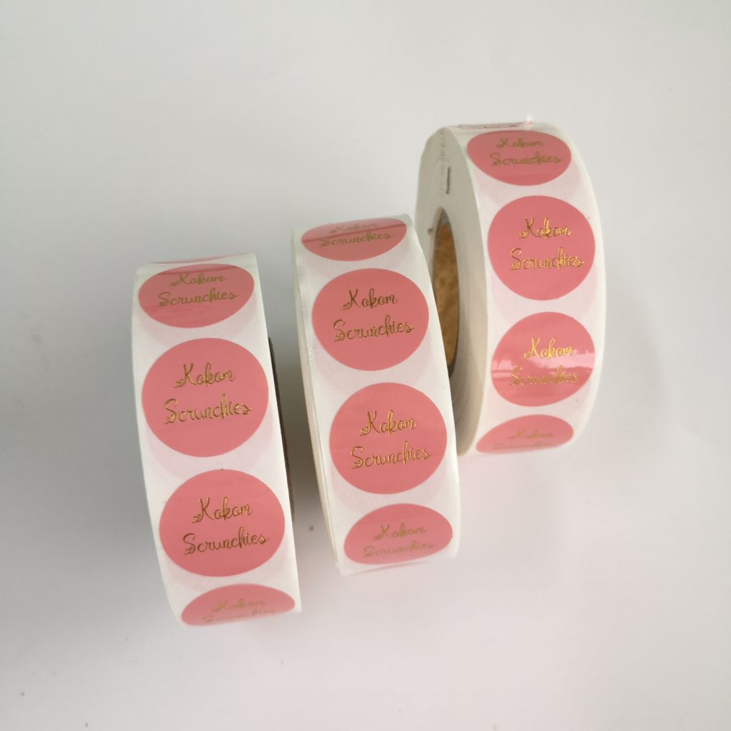 Custom Made Business Sticker Roll