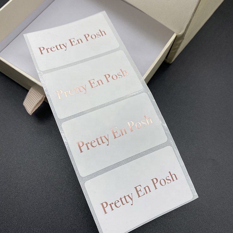 Printing Circular Logo Sticker Roll